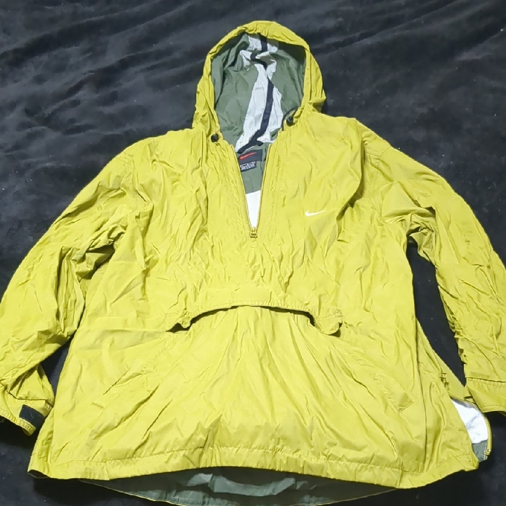 Nike Lime Green Windbreaker Jacket